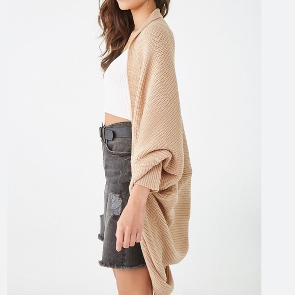 Forever 21 Ribbed Open Front Cardigan - Picture 4 of 5